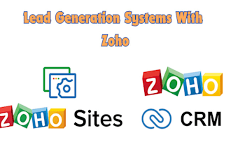 setup zoho crm, landing page design, generate sales lead, crypto lead, nft lead