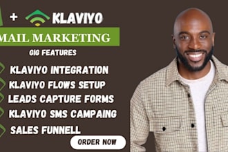 set up klaviyo email marketing shopify sales marketing ecommerce klaviyo flows