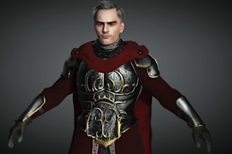 build 3dmetahuman character, gmod, realistic   wargame model, ue5rig, game asset