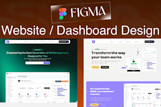 do figma website ui ux design, saas, b2b, b2c, sale and business website design