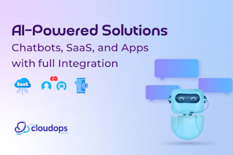 develop ai chatbots, saas, apps with full integration