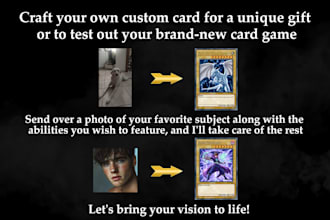 create your custom card for yugioh for an original gift