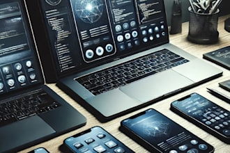 develop react native app UI, leveraging typescript