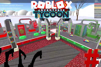 build roblox map, game asset roblox tycoon, 3d model, mechanic system script,