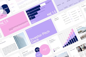 create your professional investor pitch deck presentation