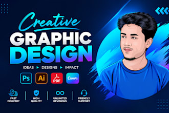 do custom graphic design vectorize logo, flyer, fix ai image and other graphics