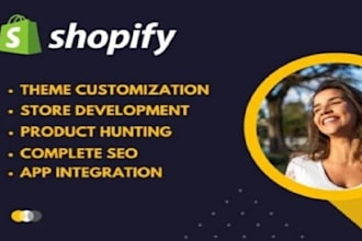 design a professional shopify store with proven conversion strategies
