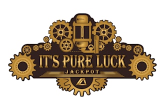 make unique steampunk logo design for your brand