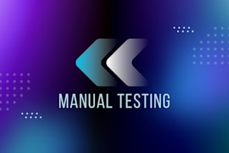 do manual testing of software for website, webapp and mobile