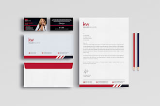 do editable letterhead and business card design