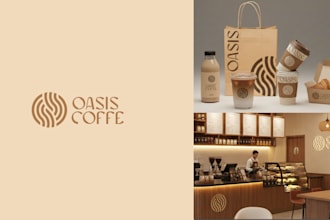 design logo for food beverage, cafe, restaurant food truck
