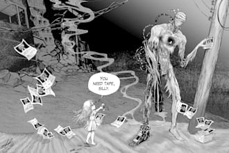 make a comic page for you in any style