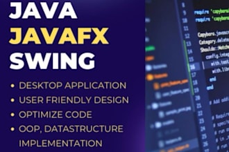 do java console, oop, swing, and javafx programming projects