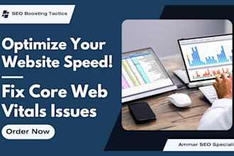 optimize website by fixing core web vitals issues, boosting page speed insights