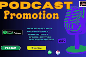 do promote your podcast to help increase real audience