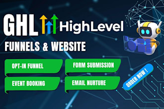 ghl salesfunnel, dashboard, user friendly websites and landing pages