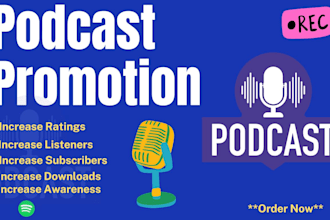 do podcast promotion to increase new listeners and downloads