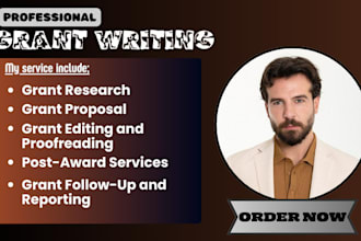 write grant proposal grant application research pitch deck business plan