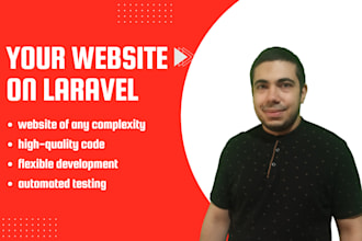 develop a website of any complexity on the laravel framework
