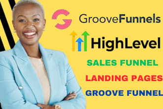 groove funnels gohighlevel systemeio landing pages sales funnels groove pages