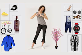 do ecommerce product photo editing, photoshop editing