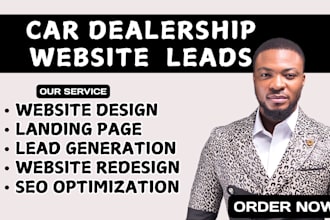 design automotive car dealership website, dealer website, car rental website