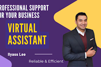be your virtual assistant for data entry and admin tasks