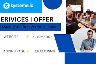 systeme io sales funnel automation systeme io landing page systeme io website