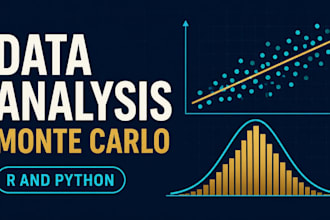 do statistical data analysis and monte carlo simulation in r or python