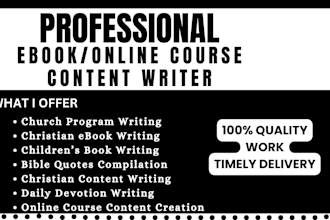 write church program writing christian ebook grant writing daily devotion bible