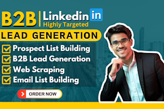 do b2b lead generation, linkedin leads, and web scraping