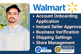 setup optimize, manage and approve walmart marketplace seller central account