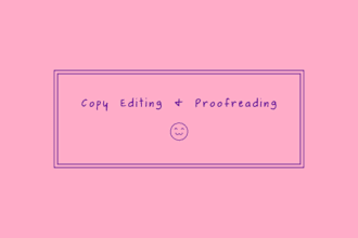 copy edit and proofread your writing