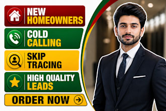 provide homeowner leads with skip tracing and cold calling