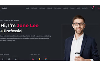 portfolio website, business website, personal portfolio website personal website