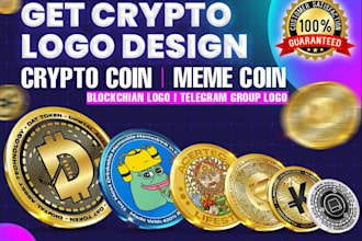 3d coin bitcoin crypto logo and token in gold silver or bronze token animation