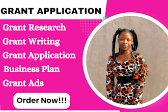 do grant writing grant proposal, grant research,business plan, grant application