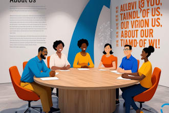 write captivating brand story, mission, vision statement, about us page