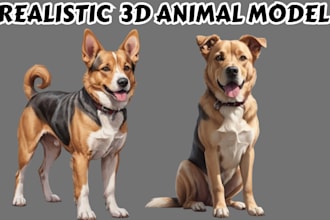 realistic 3d animal animation animal modeling grooming character design fur xgen
