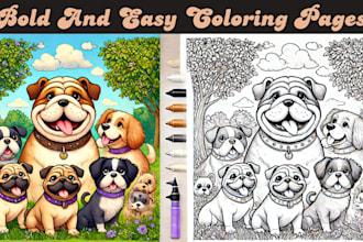 draw bold and easy kids activities coloring pages adult coloring book designs