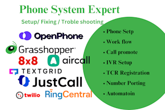 setup 10dlc a2p tcr registration ivr voip on textgrid ooma openphone ringcentral