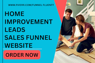 generate home improvement roofing landing page plumbing services handyman leads