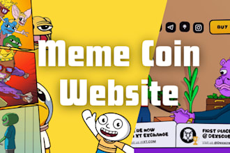 meme coin website, solana meme coin website, meme coin logo, meme coin listing