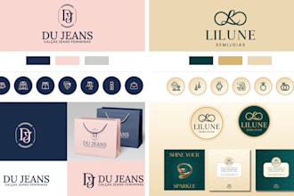 create a logo, social media kit, and branding