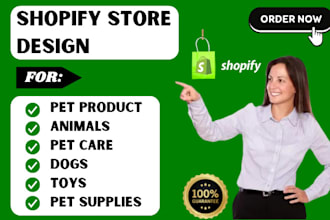 design pet product animals toys pet care dogs pet supplies shopify store website