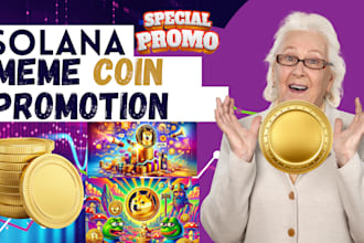 do solana meme coin promotion meme coin marketing telegram crypto promotion