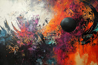 design abstract watercolor canvas wall art