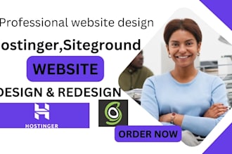 siteground website design bluehost godaddy wordpress hostinger hostgator website