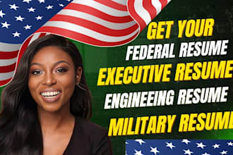 write federal military resume, executive or engineering resume, medical resume