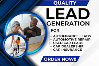 generate autofinance automotive car insurance used car auto insurance leads